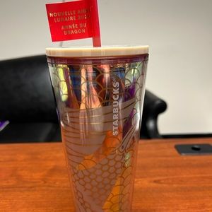 2024 Starbucks Year of the Dragon Lunar New Year Tumbler 24 Cold Cup / NEW!!!